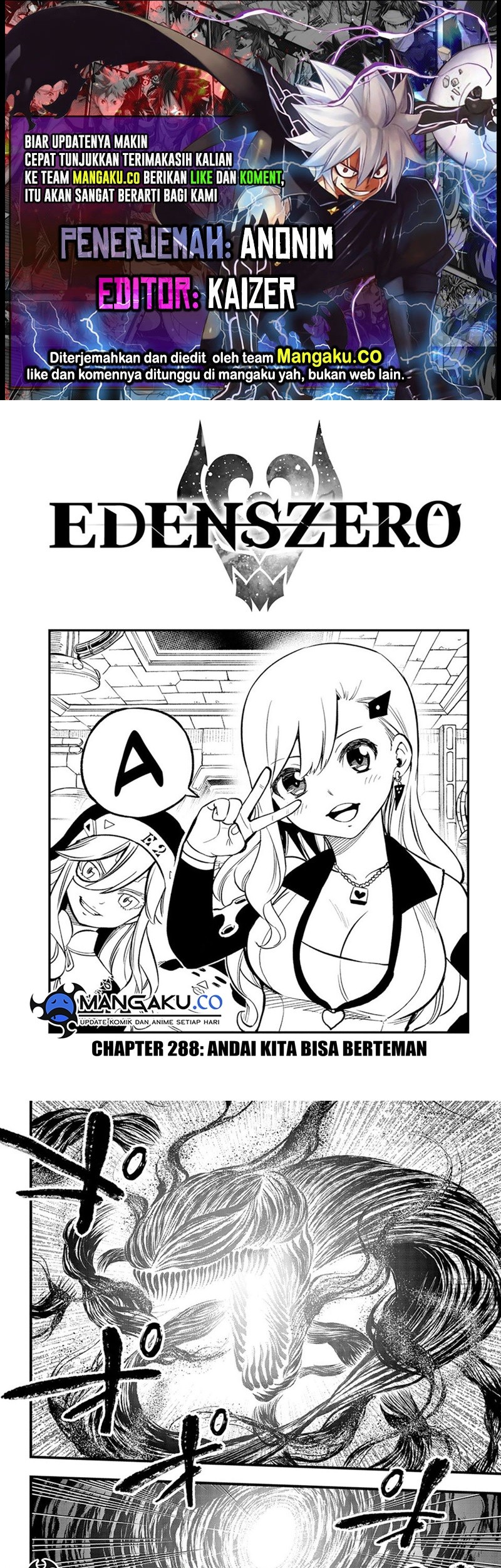 Eden’s Zero Bab 288 halaman 1