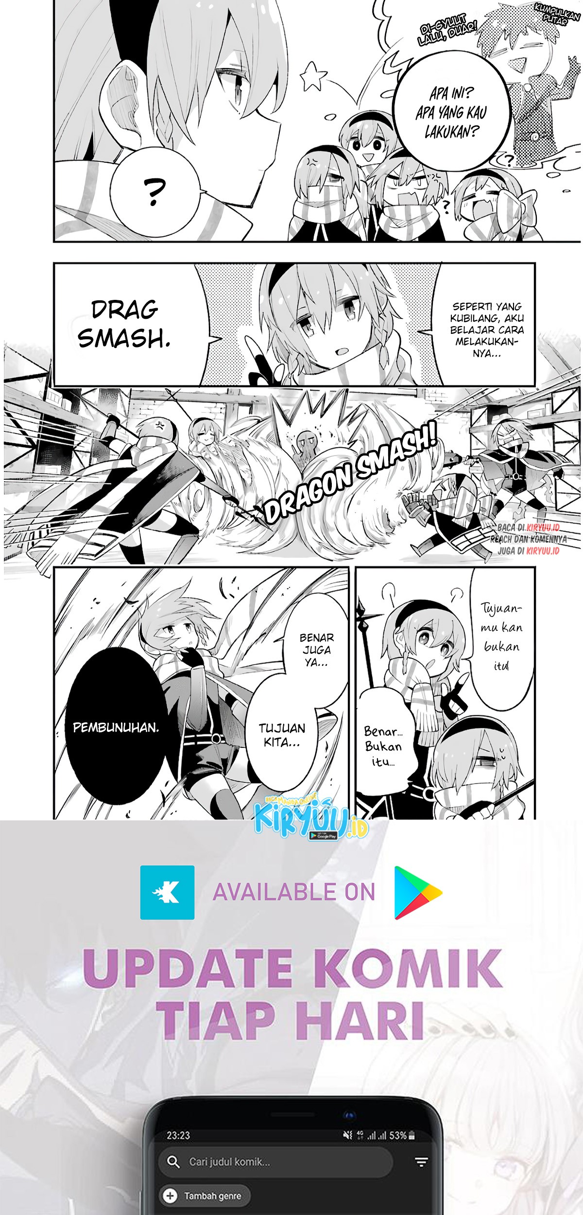 Eiyuu Kyoushitsu chapter 14.1 halaman 13