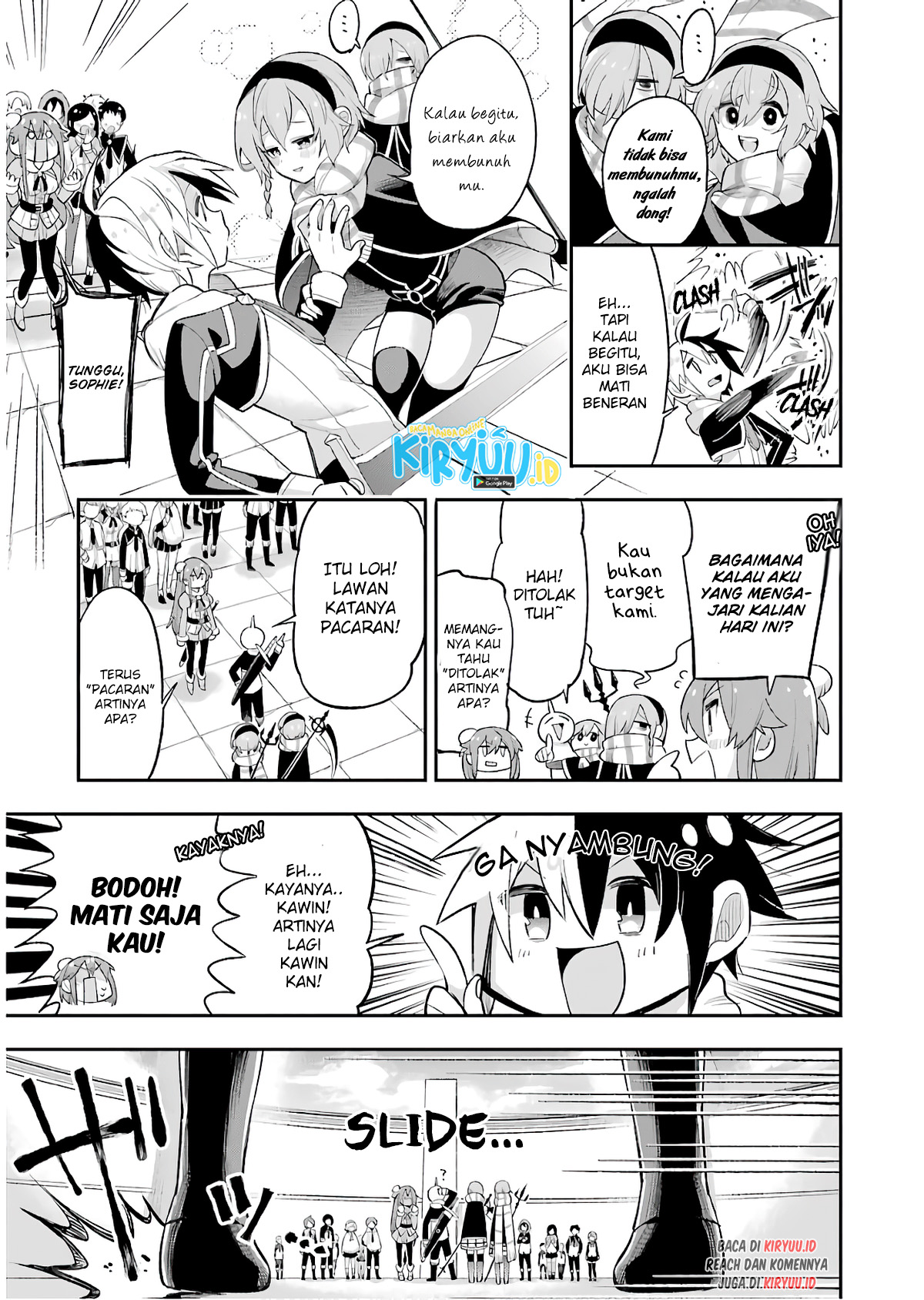 Eiyuu Kyoushitsu chapter 14.1 halaman 17