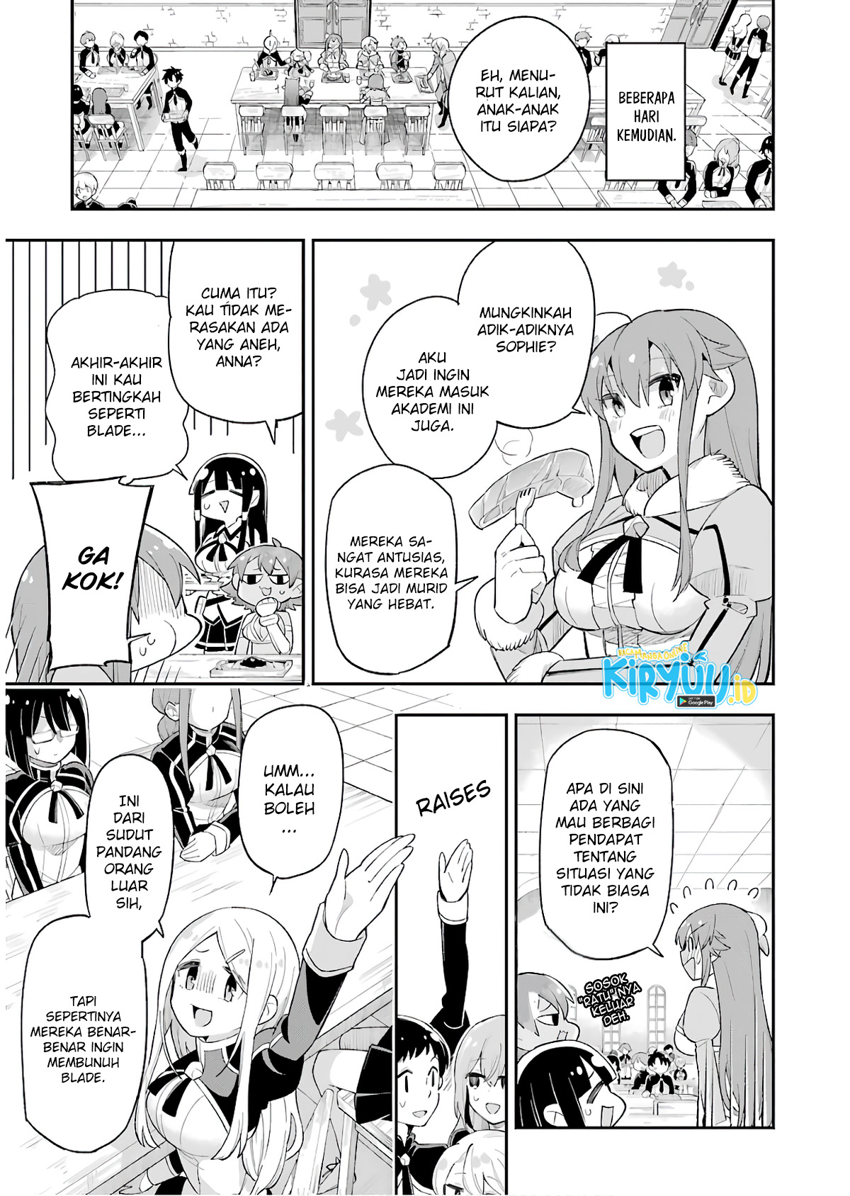 Eiyuu Kyoushitsu chapter 14.1 halaman 19