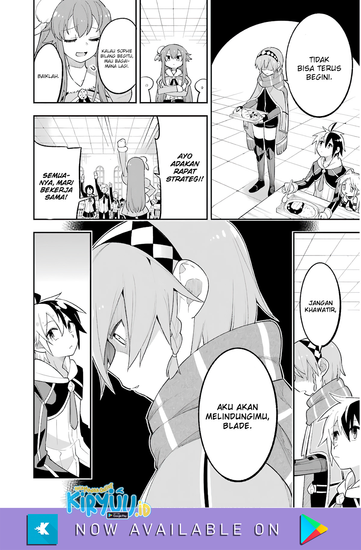 Eiyuu Kyoushitsu chapter 14.1 halaman 22
