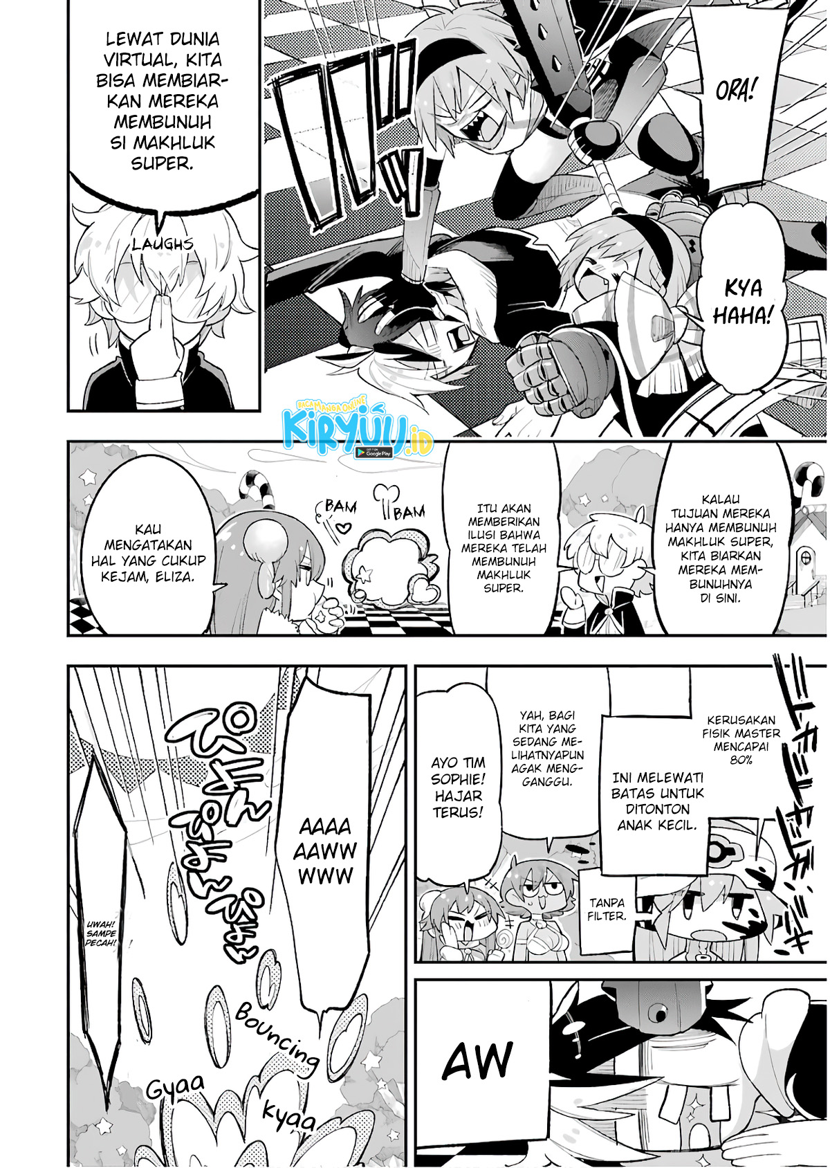 Eiyuu Kyoushitsu chapter 14.1 halaman 24