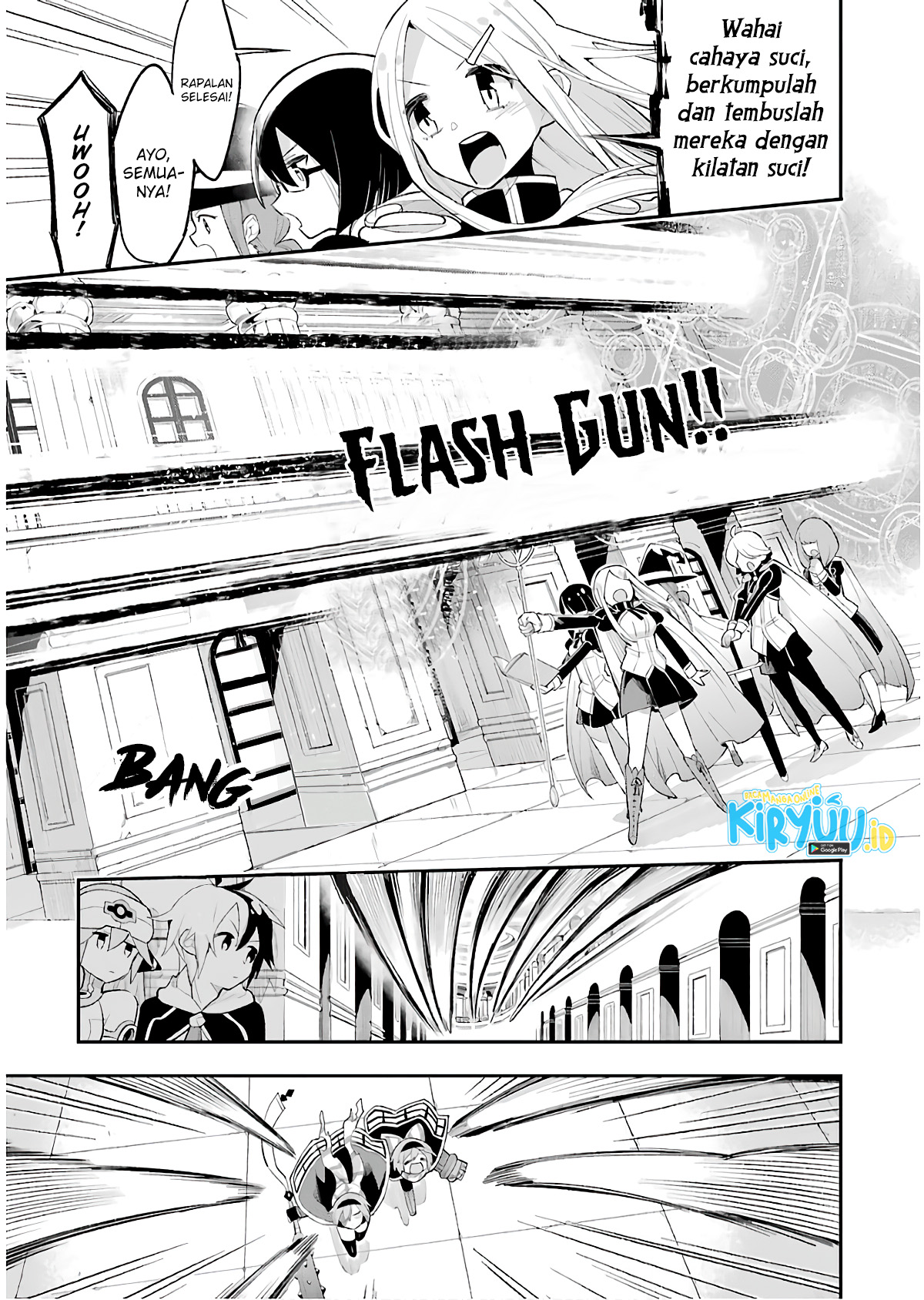 Eiyuu Kyoushitsu chapter 14.1 halaman 28