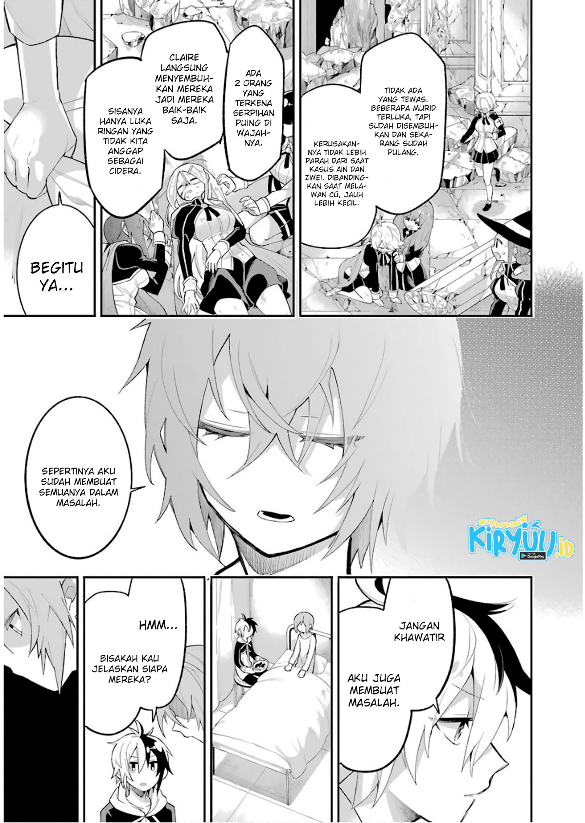 Eiyuu Kyoushitsu chapter 14.1 halaman 45