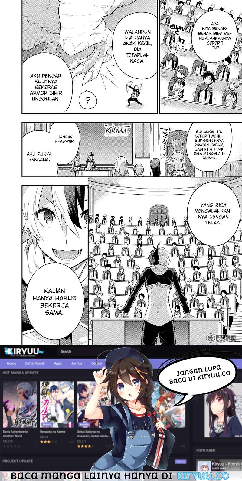 Eiyuu Kyoushitsu Bab 3.2 halaman 23