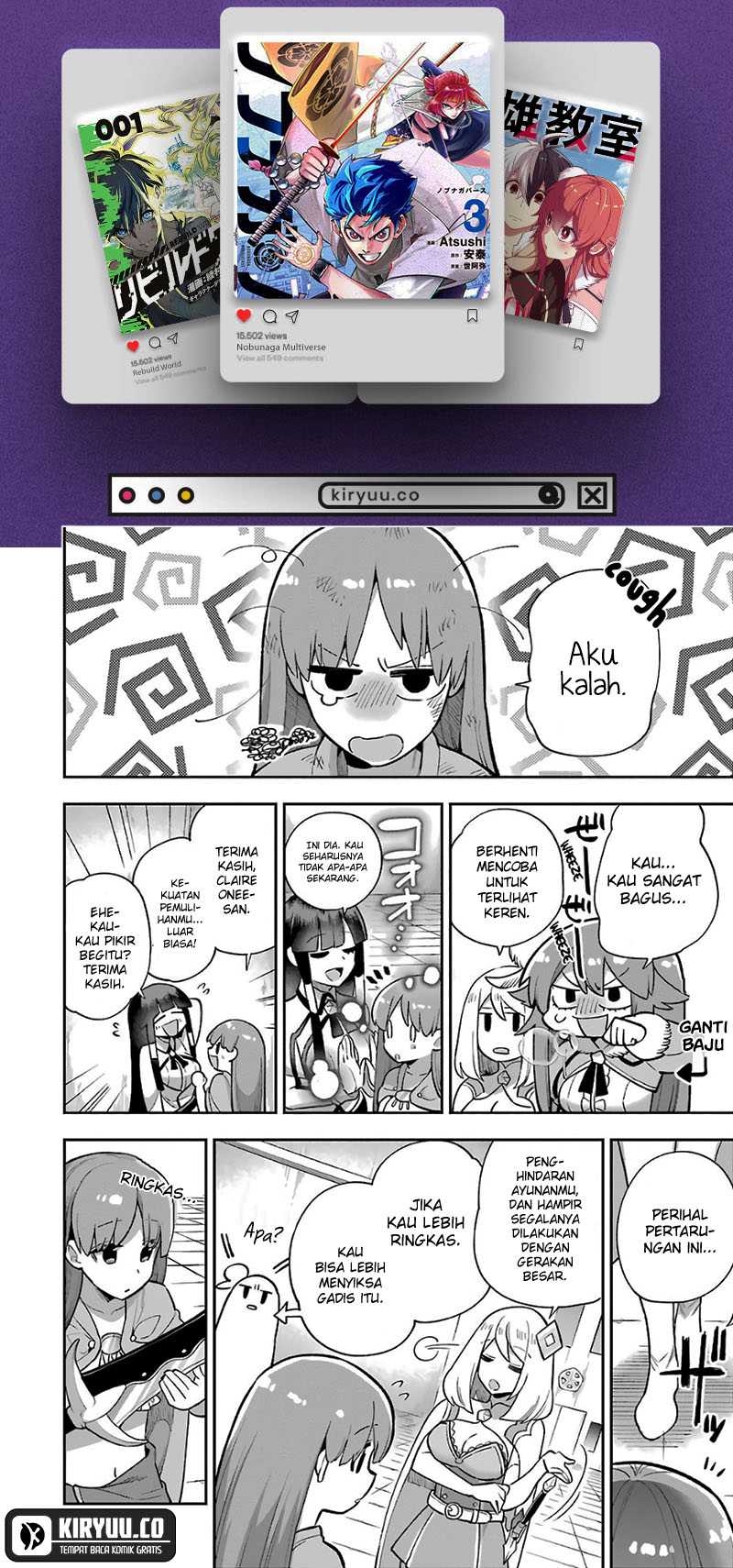 Eiyuu Kyoushitsu chapter 35.2 halaman 20