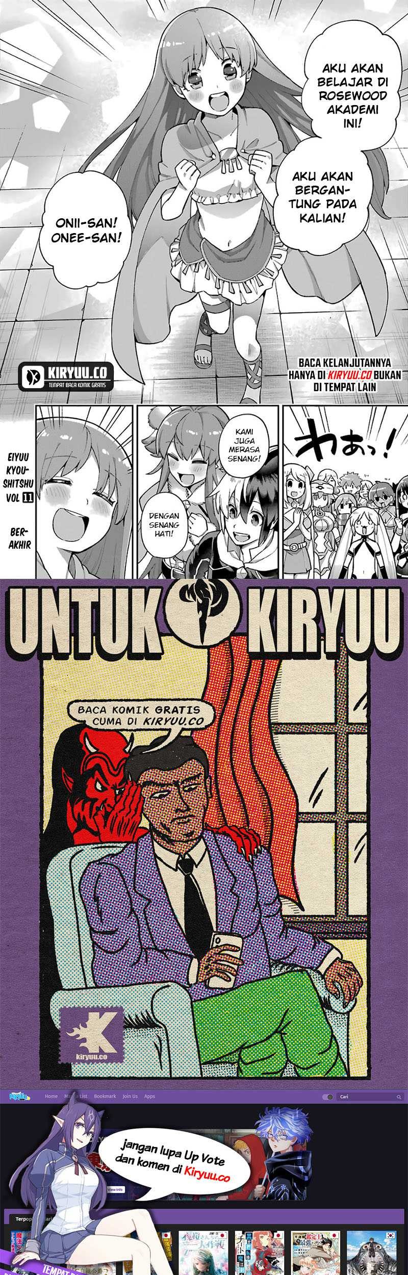 Eiyuu Kyoushitsu Bab 35.3 halaman 52