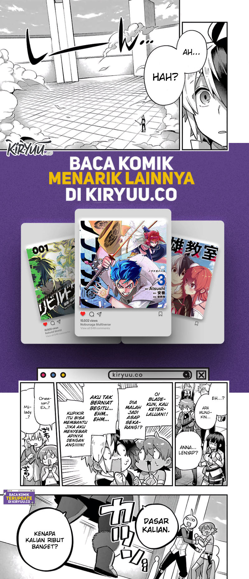 Eiyuu Kyoushitsu Bab 36 halaman 19