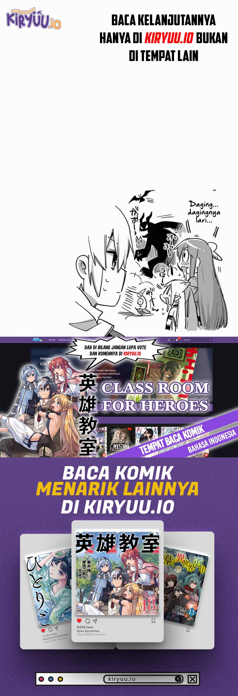 Eiyuu Kyoushitsu Bab 39.2 halaman 31