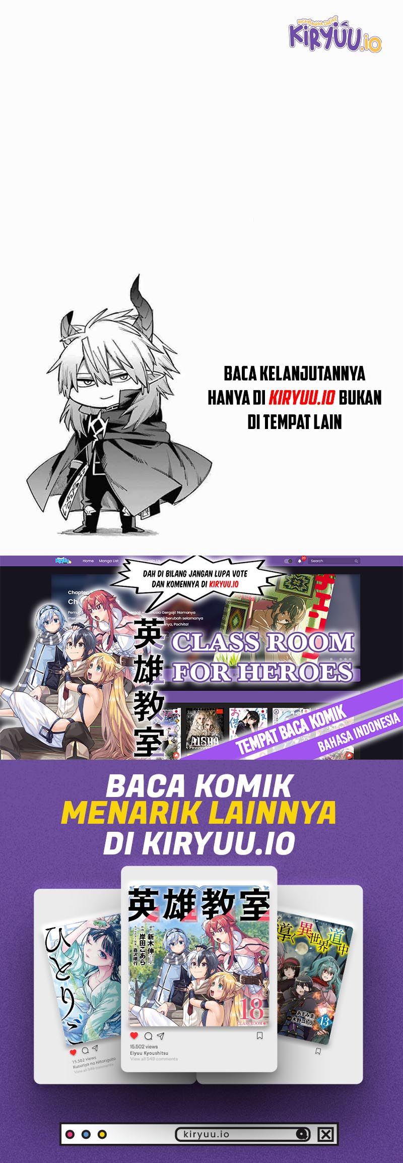Eiyuu Kyoushitsu chapter 39.4 halaman 52