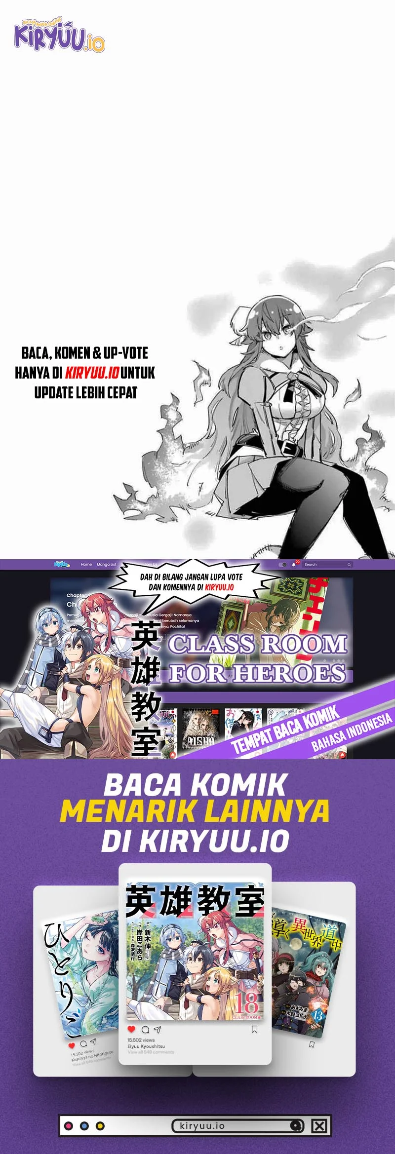 Eiyuu Kyoushitsu Bab 41 halaman 51