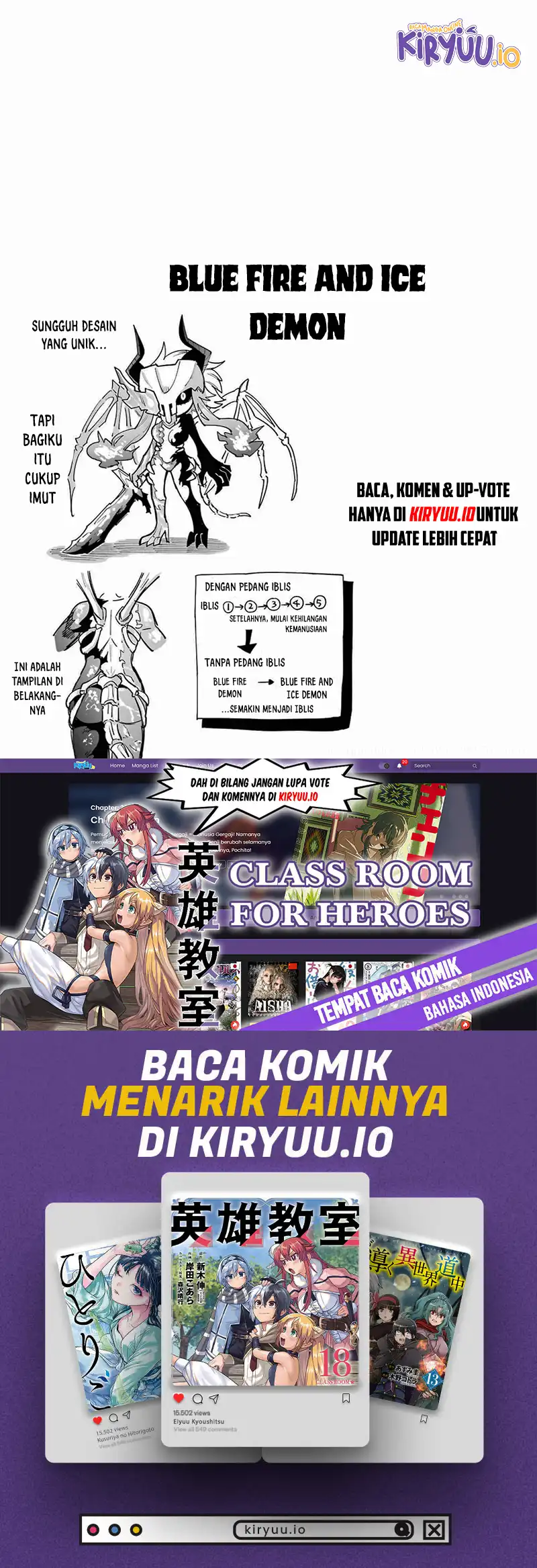Eiyuu Kyoushitsu Bab 43.2 halaman 44