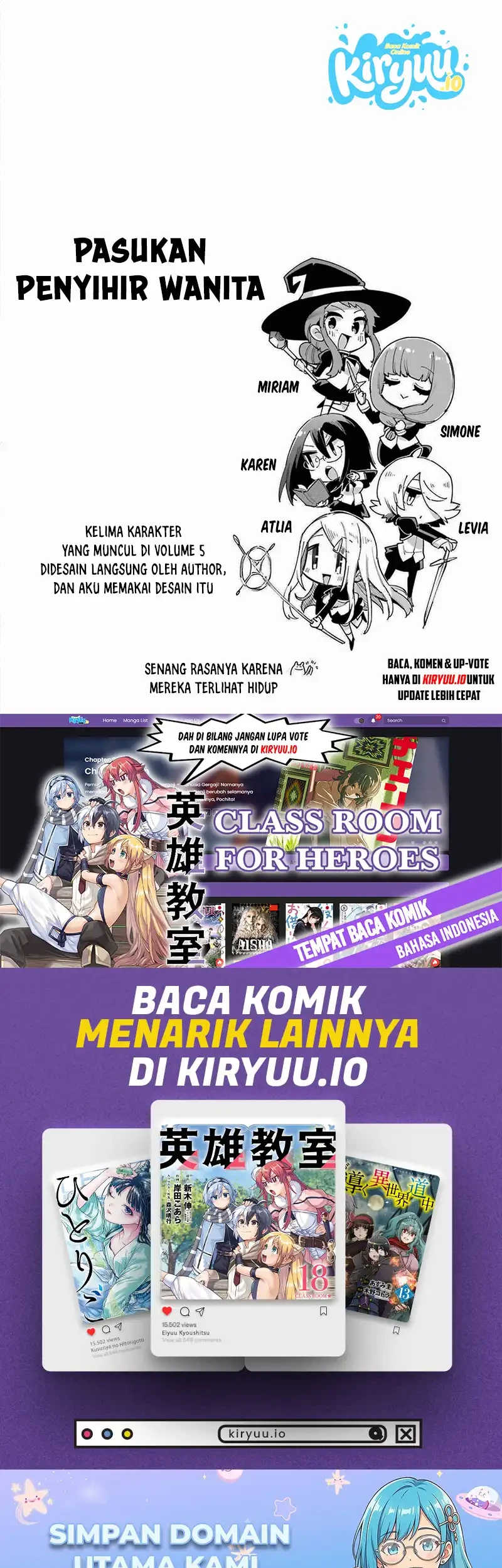 Eiyuu Kyoushitsu chapter 46 halaman 43