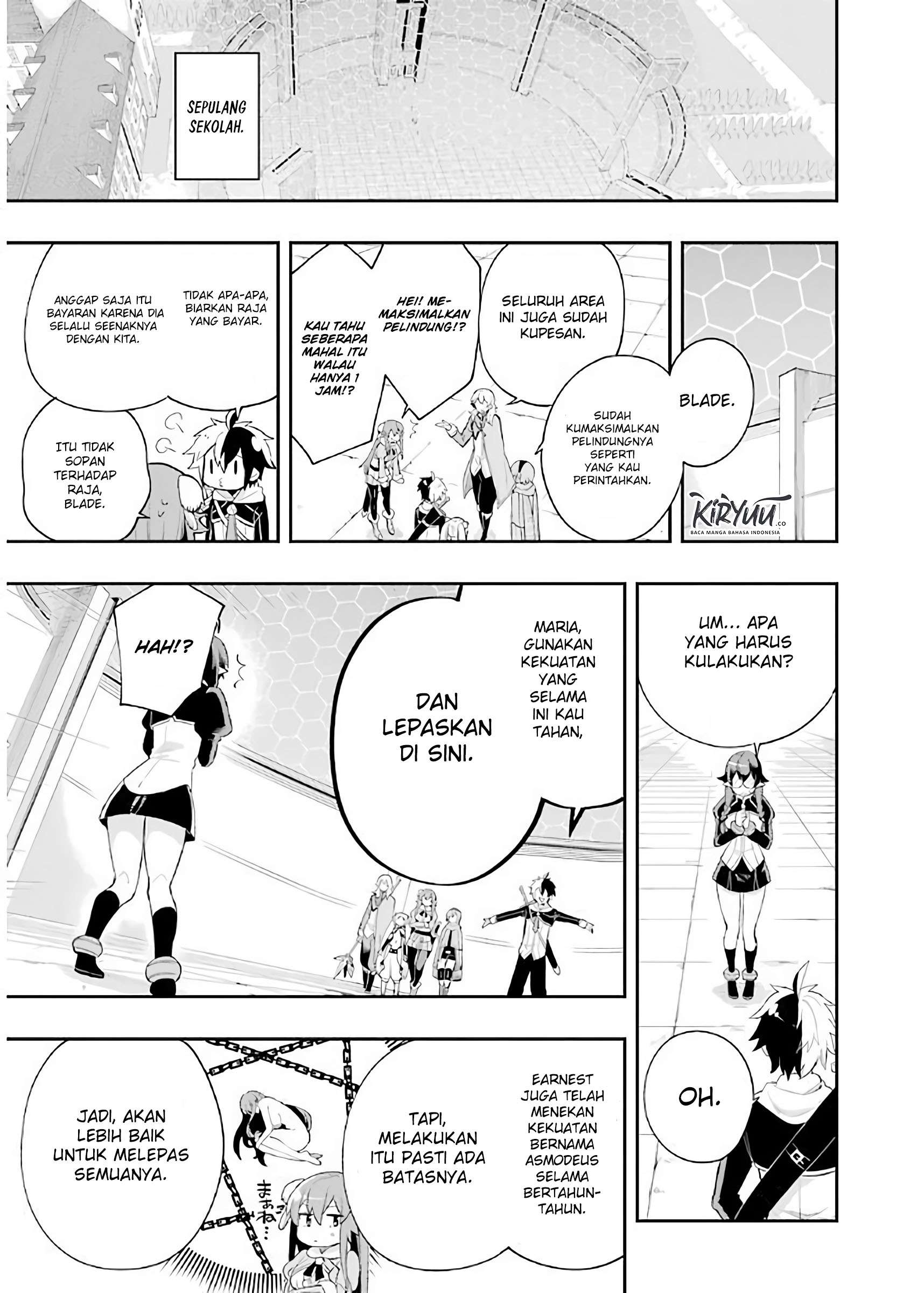 Eiyuu Kyoushitsu chapter 5.1 halaman 17