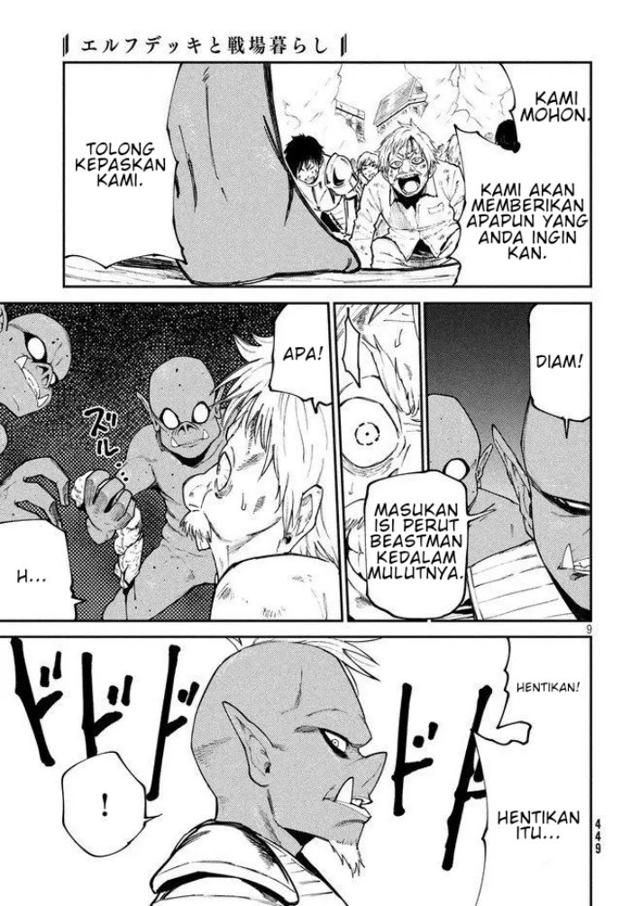 Elf Deck To Senjou Gurashi Bab 08 halaman 10