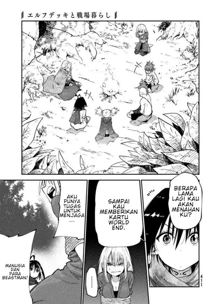Elf Deck To Senjou Gurashi chapter 09 halaman 25
