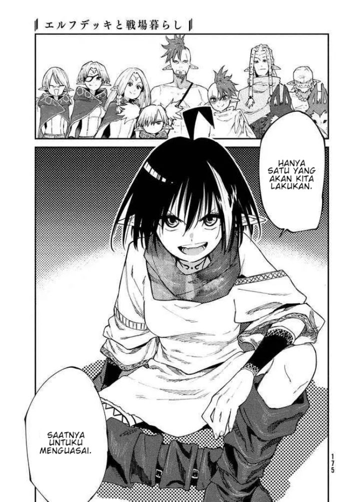 Elf Deck To Senjou Gurashi Bab 10 halaman 28
