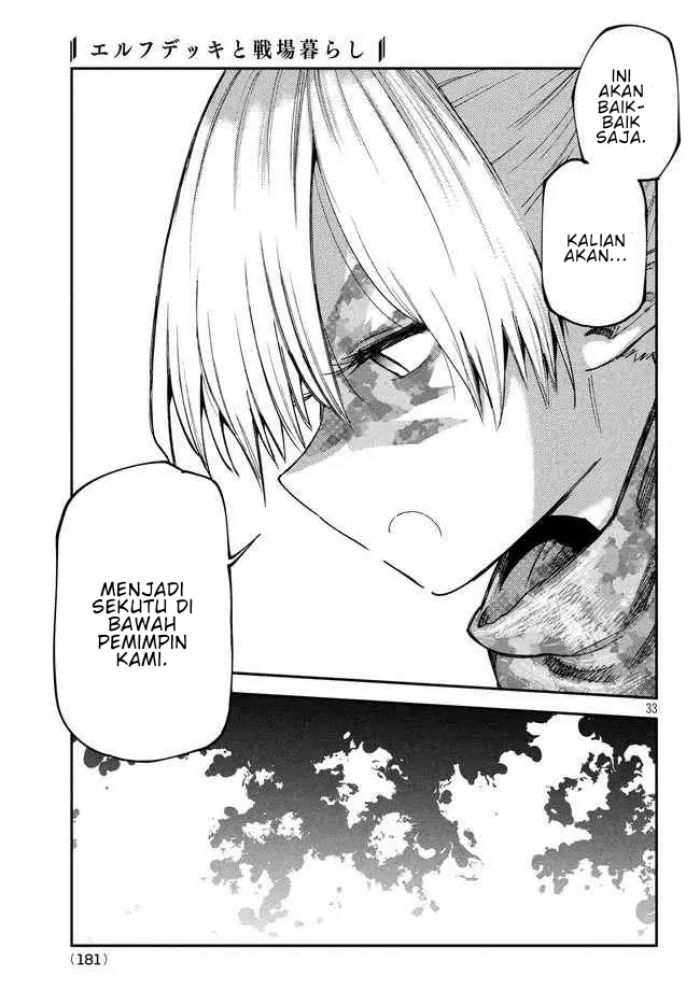Elf Deck To Senjou Gurashi Bab 10 halaman 34
