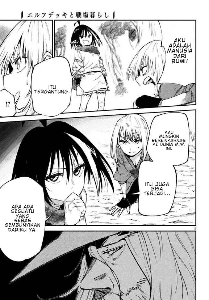 Elf Deck To Senjou Gurashi chapter 11 halaman 6
