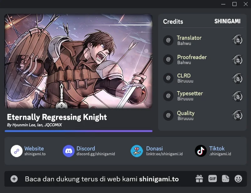 Eternally Regressing Knight Bab 103 halaman 1