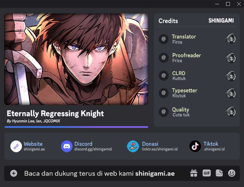 Eternally Regressing Knight Bab 13 halaman 1