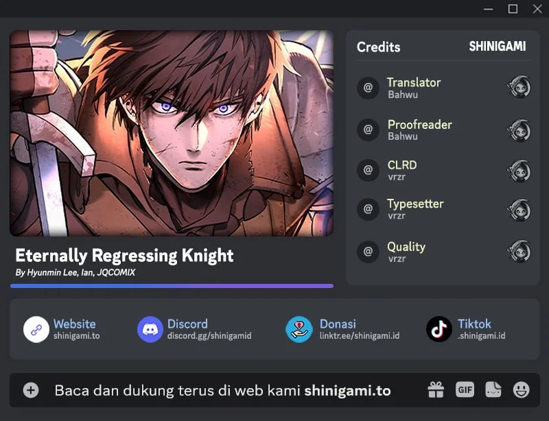 Eternally Regressing Knight Bab 89 halaman 1