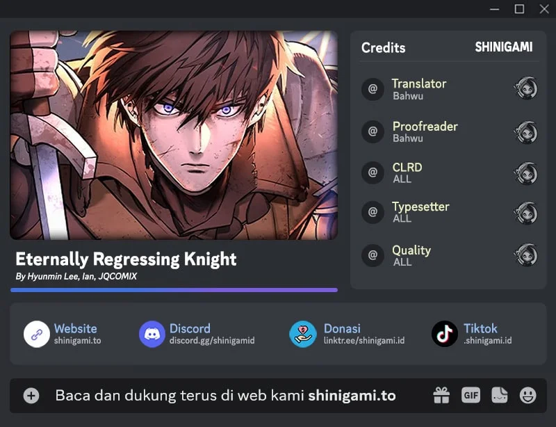 Eternally Regressing Knight Bab 93 halaman 1