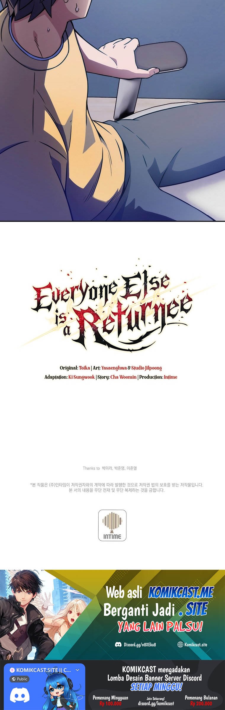 Everyone Else is A Returnee Bab 04 halaman 109