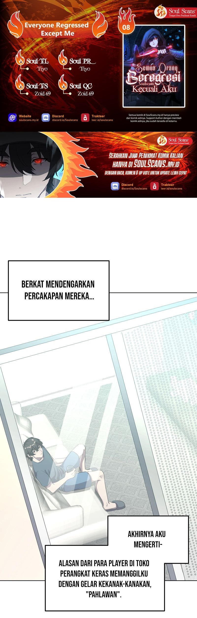 Everyone Regressed Except Me Bab 08 halaman 1