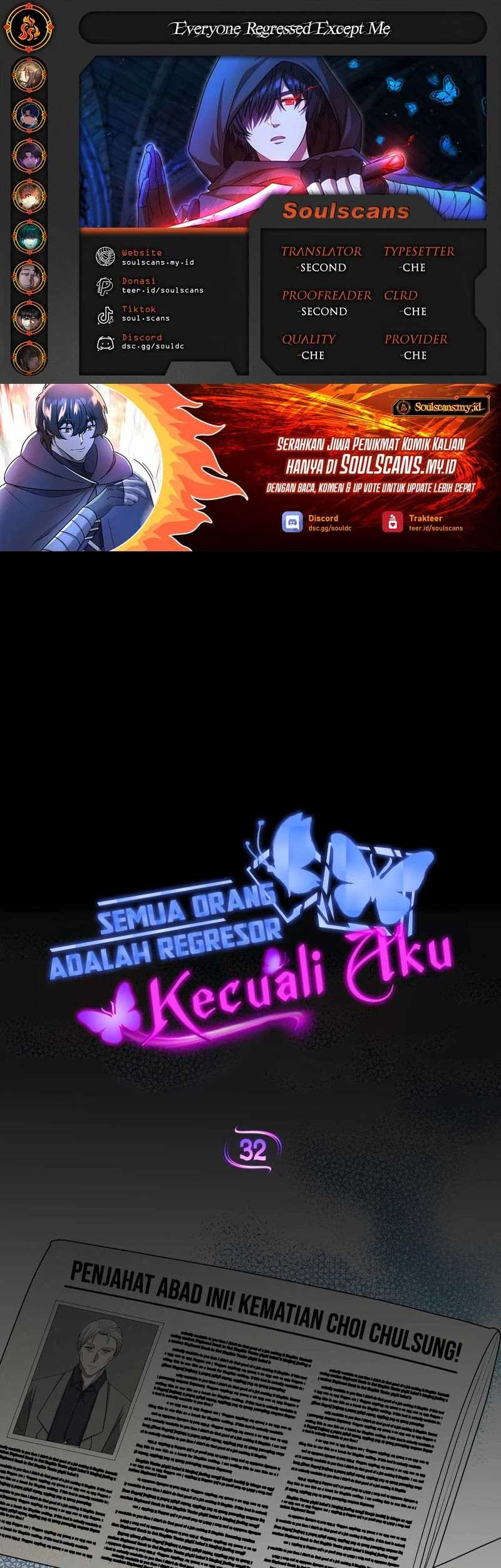 Everyone Regressed Except Me chapter 32 halaman 1