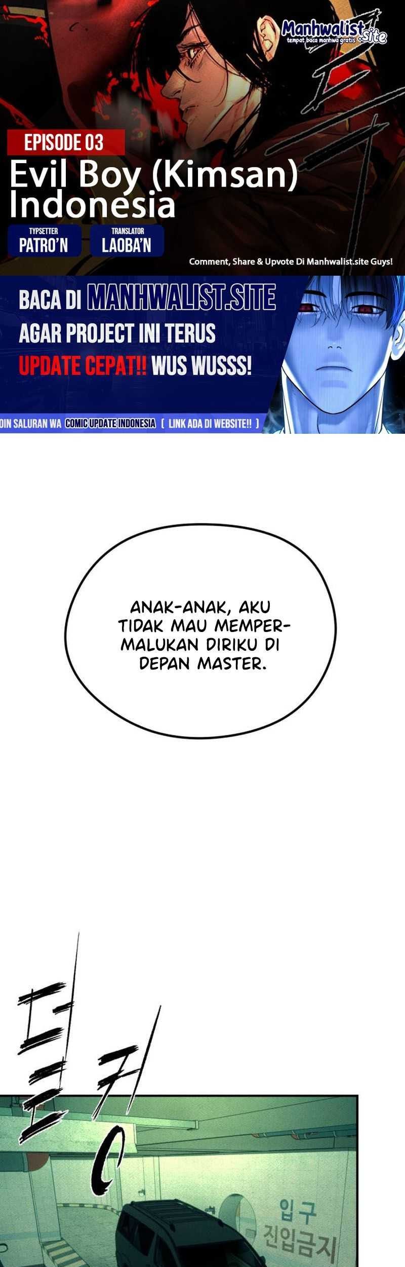 Evil Boy (Kimsan) Bab 3 halaman 1