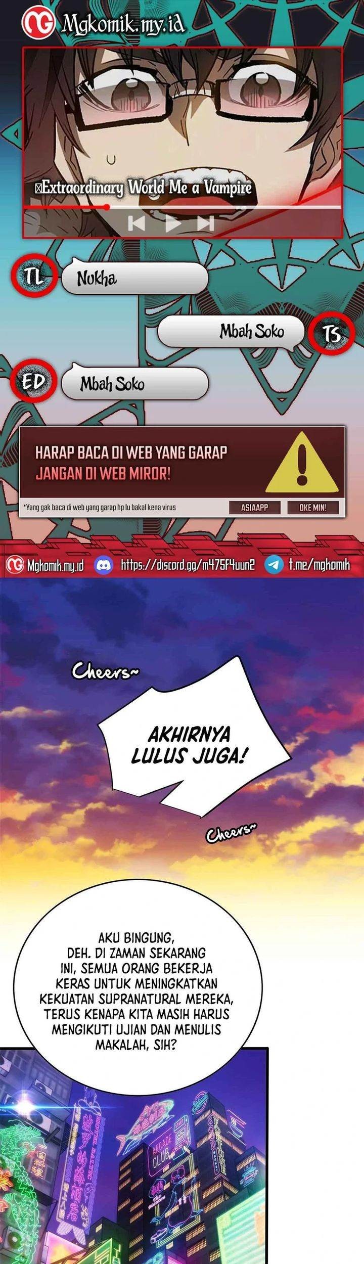 Extraordinary World?! Me… A Vampire?! chapter 1 halaman 1