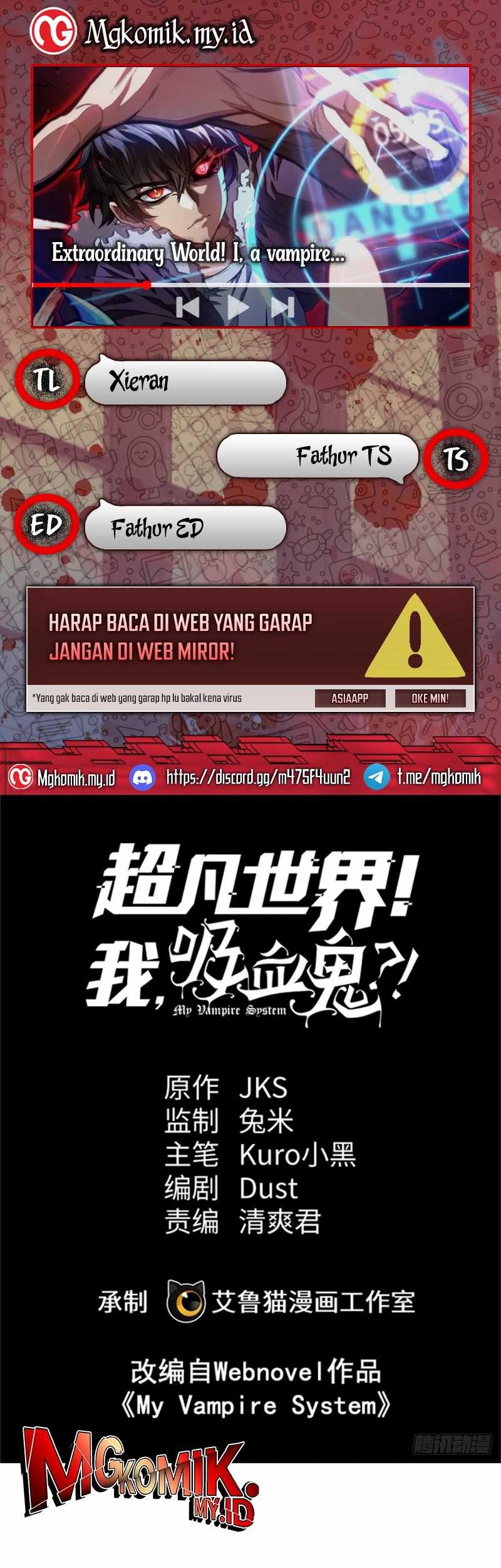 Extraordinary World?! Me… A Vampire?! Bab 13 halaman 1