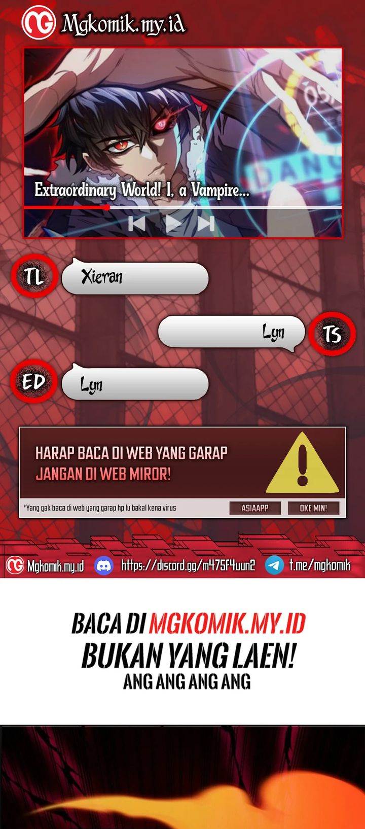 Extraordinary World?! Me… A Vampire?! chapter 15 halaman 1