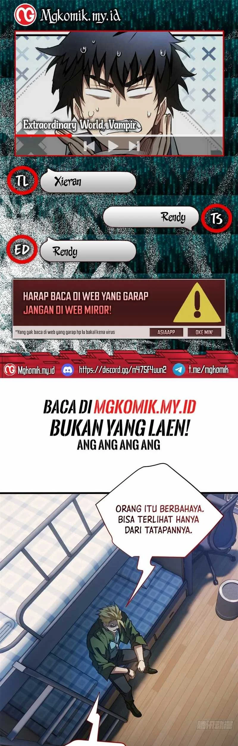 Extraordinary World?! Me… A Vampire?! Bab 16 halaman 1