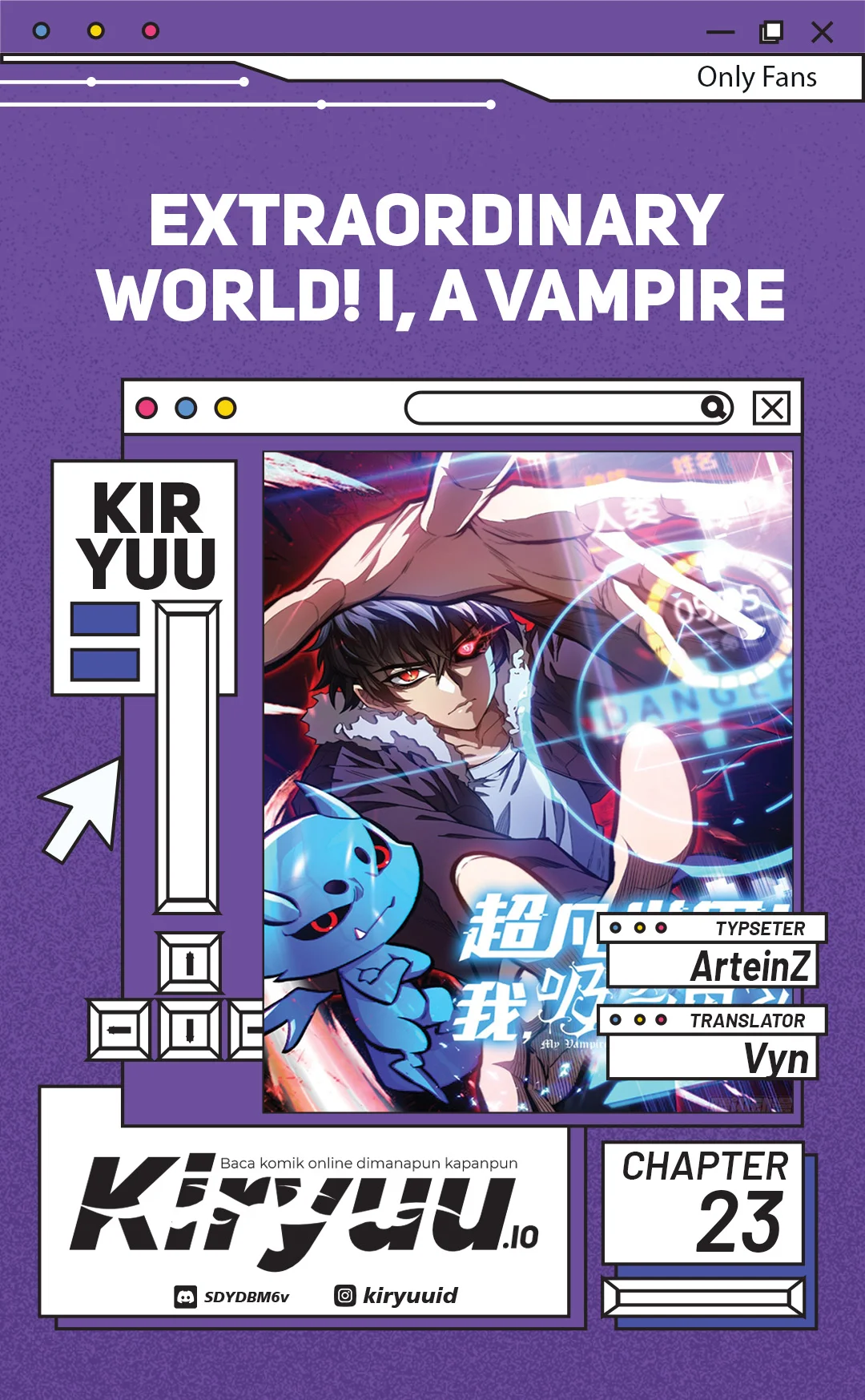 Extraordinary World?! Me… A Vampire?! chapter 23 halaman 1