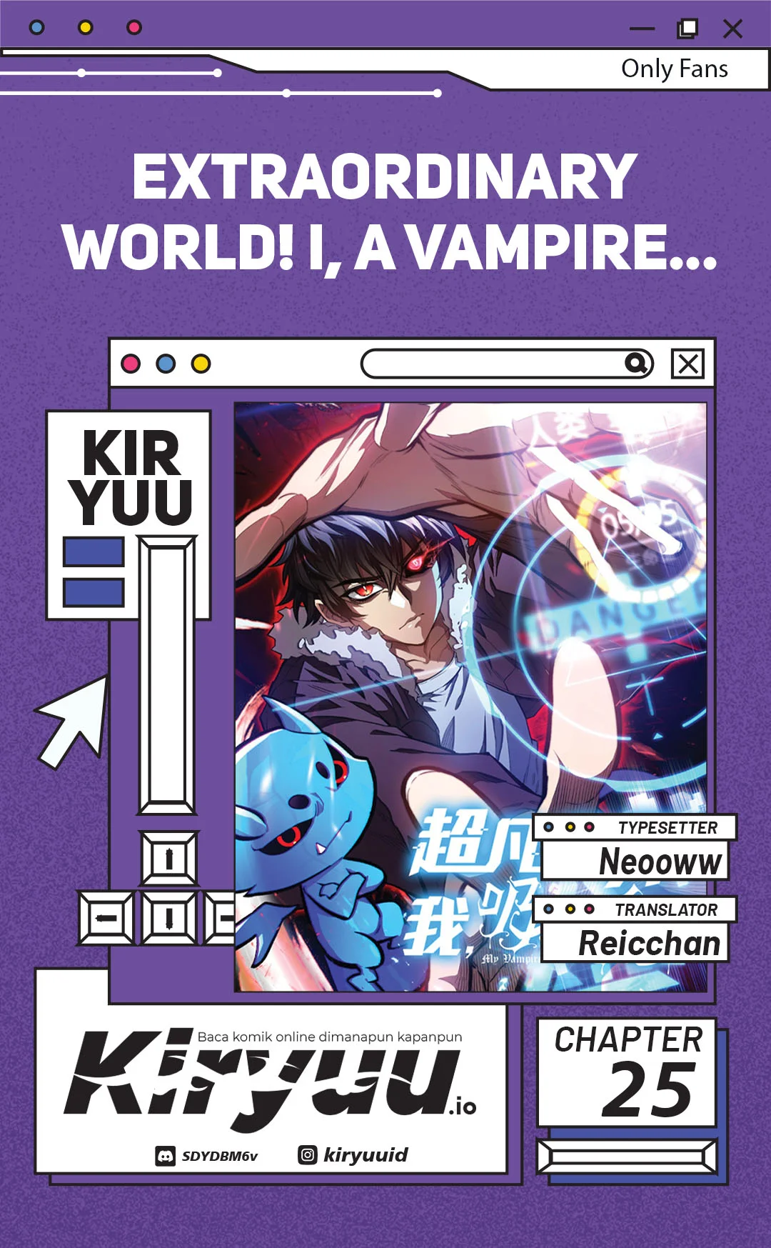 Extraordinary World?! Me… A Vampire?! chapter 25 halaman 1