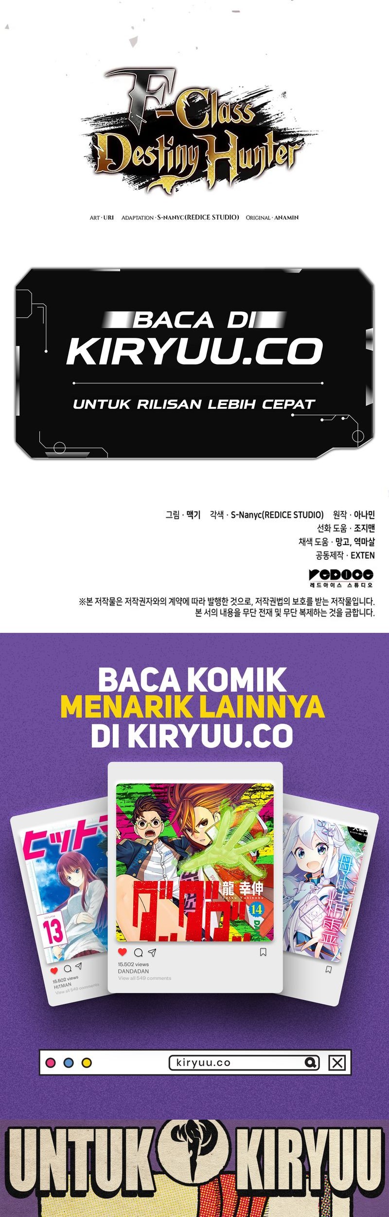 F-Class Destiny Hunter Bab 84 halaman 68
