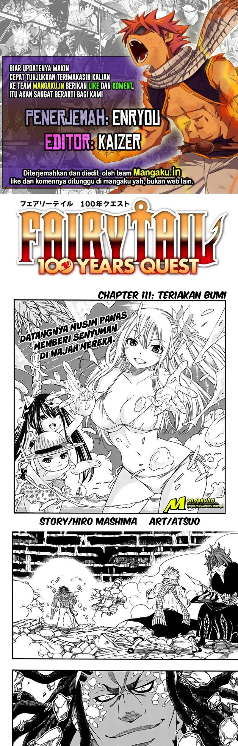 Fairy Tail: 100 Years Quest chapter 111 halaman 1