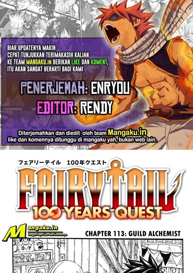 Fairy Tail: 100 Years Quest chapter 113 halaman 1