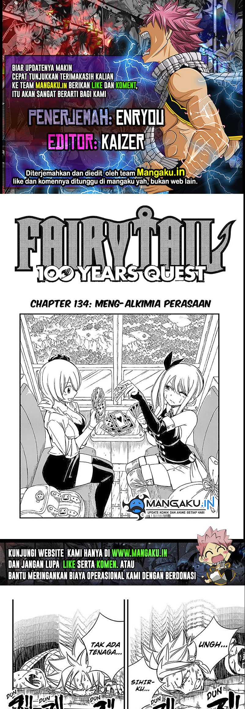 Fairy Tail: 100 Years Quest chapter 134 halaman 1