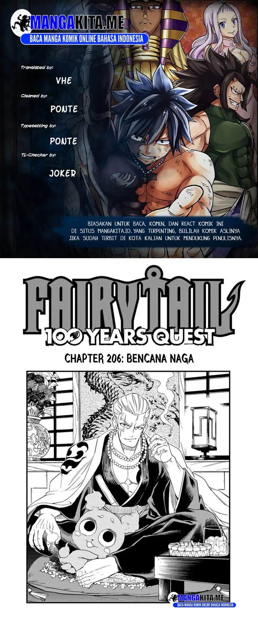 Fairy Tail: 100 Years Quest chapter 206 halaman 1