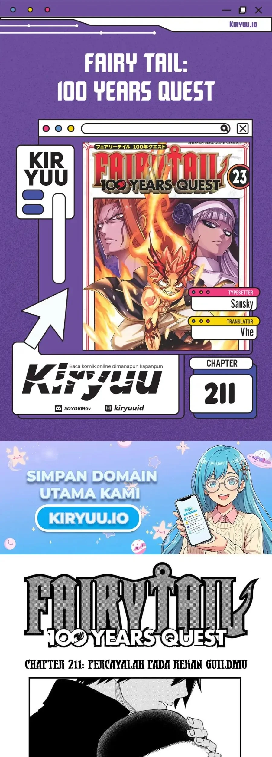 Fairy Tail: 100 Years Quest Bab 211 halaman 1