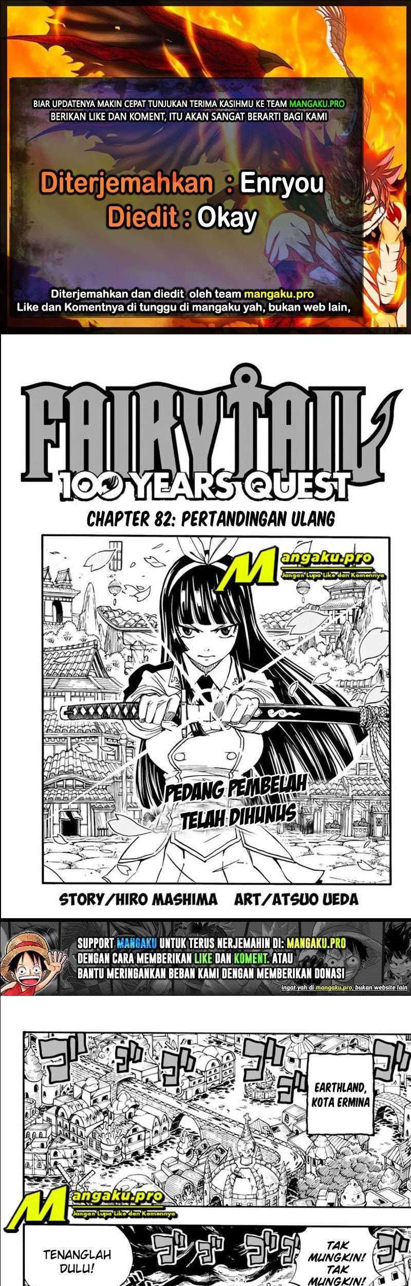 Fairy Tail: 100 Years Quest chapter 82 halaman 1