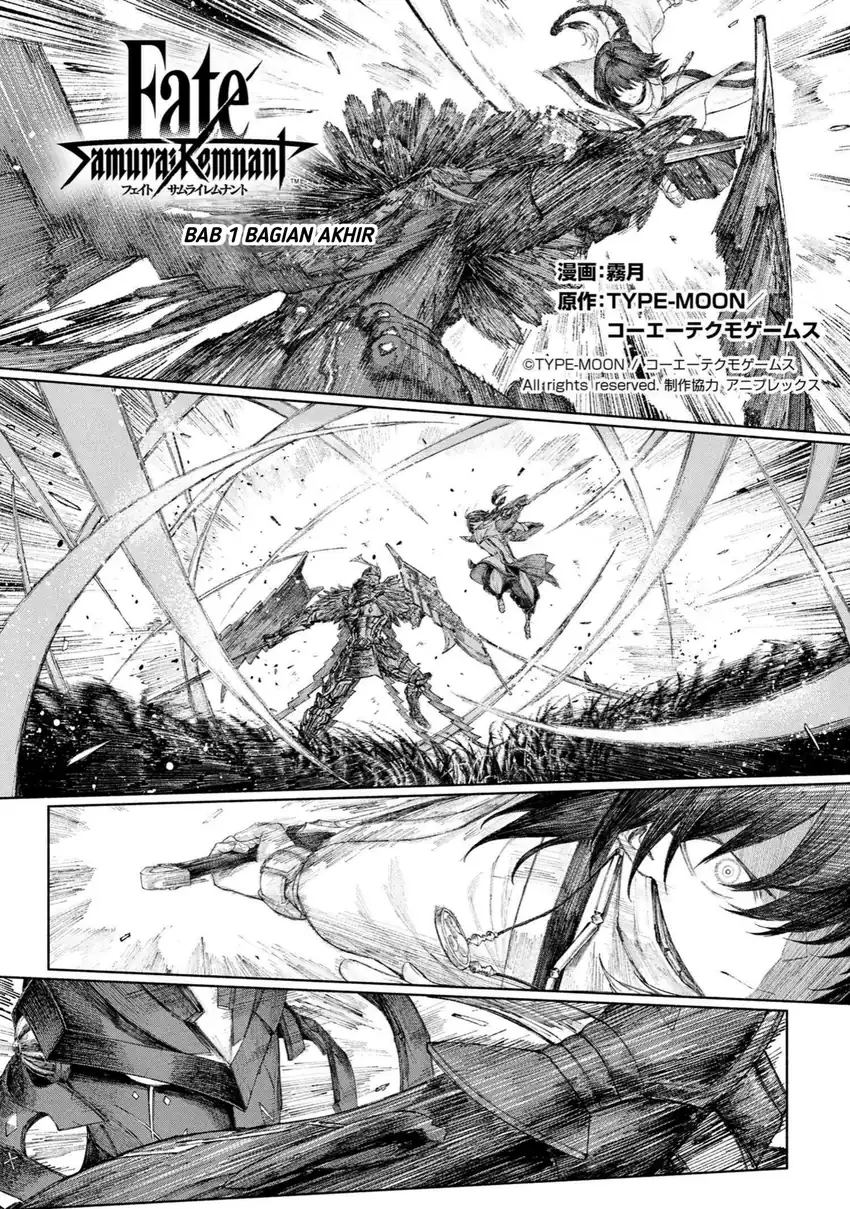 Fate/Samurai Remnant Bab 1.3 halaman 1