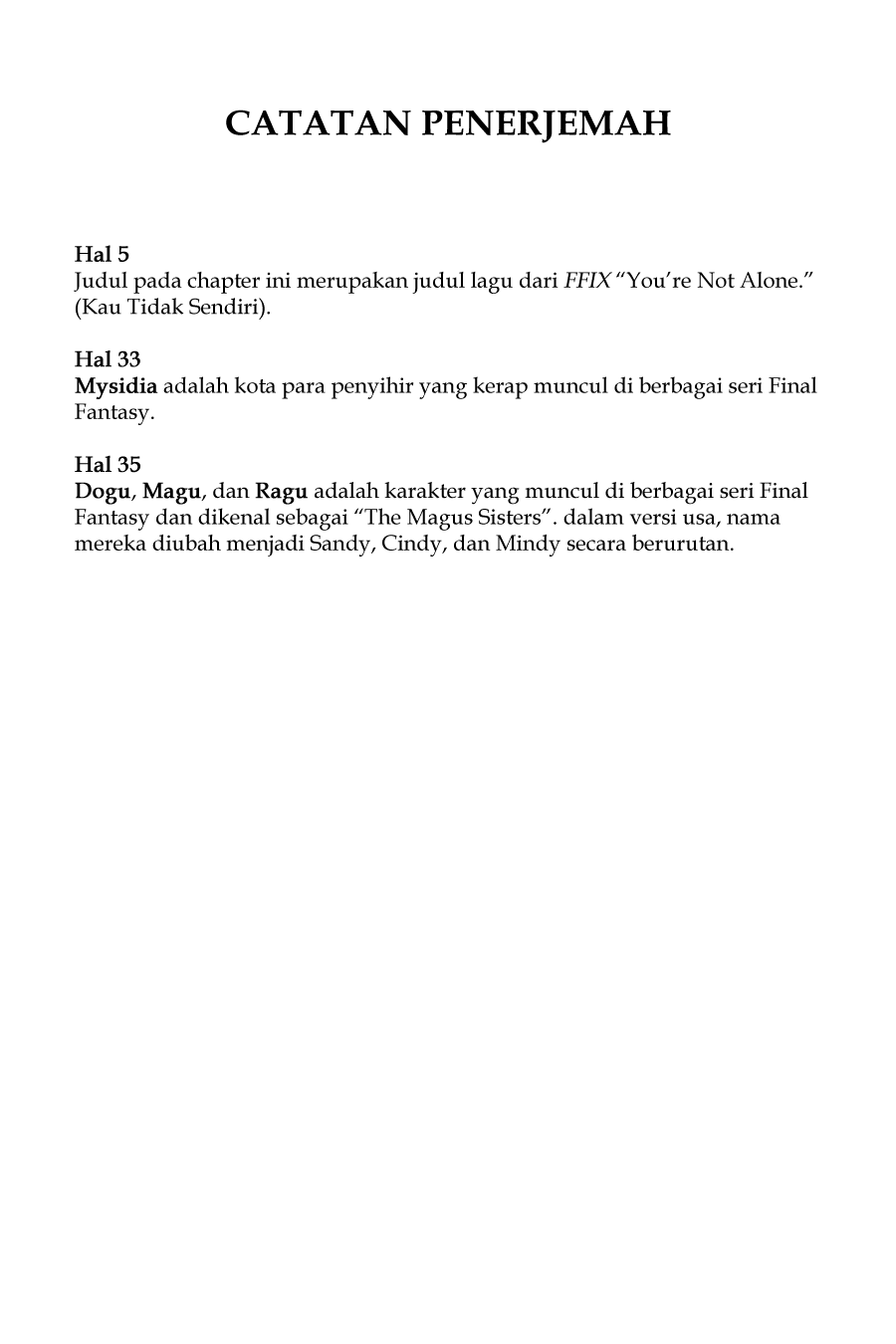 Final Fantasy: Lost Stranger Bab 6 halaman 37