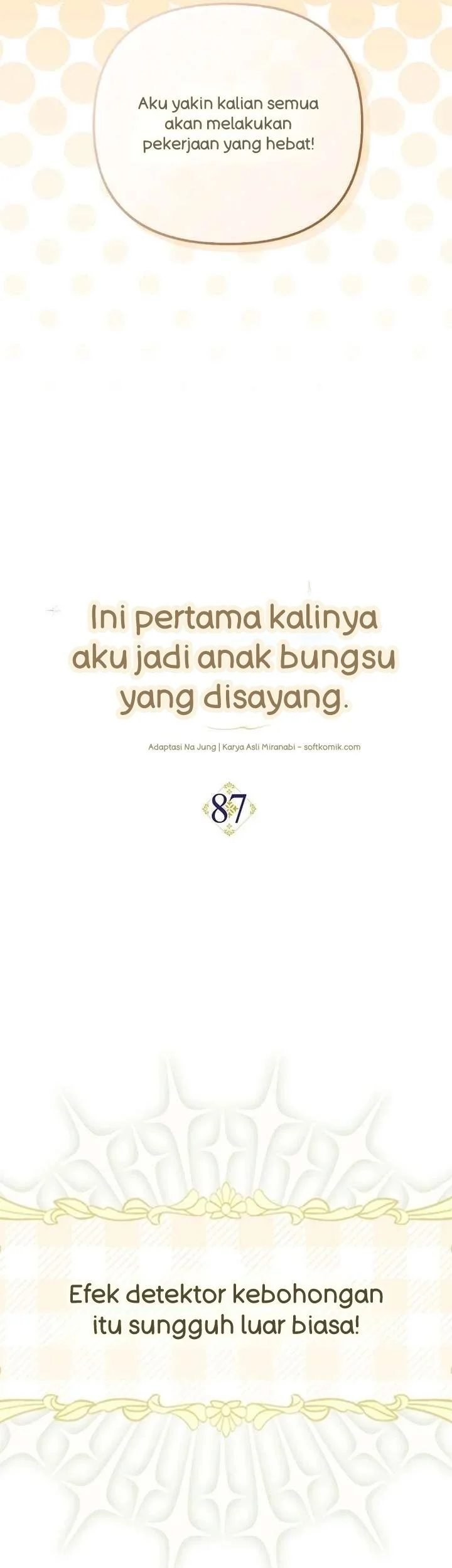 First Time as a Loved Youngest Child Bab 87 halaman 7