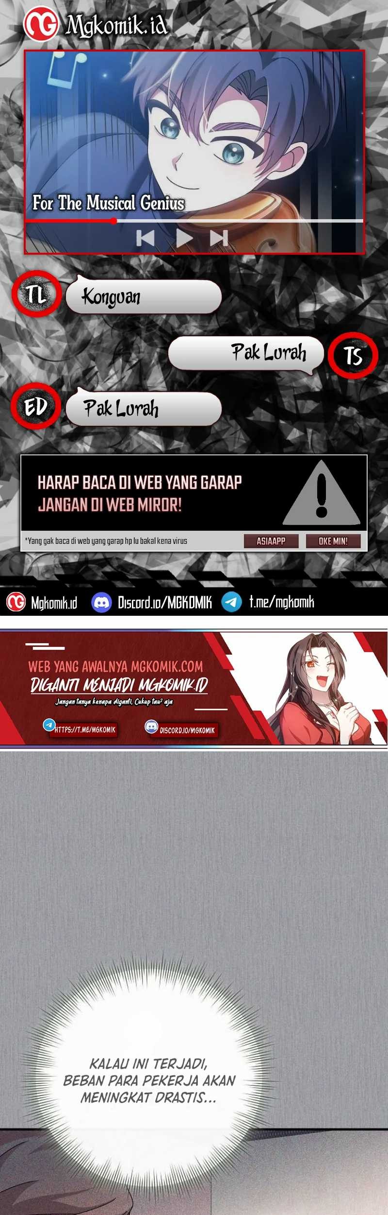 For the Musical Genius chapter 49 halaman 1