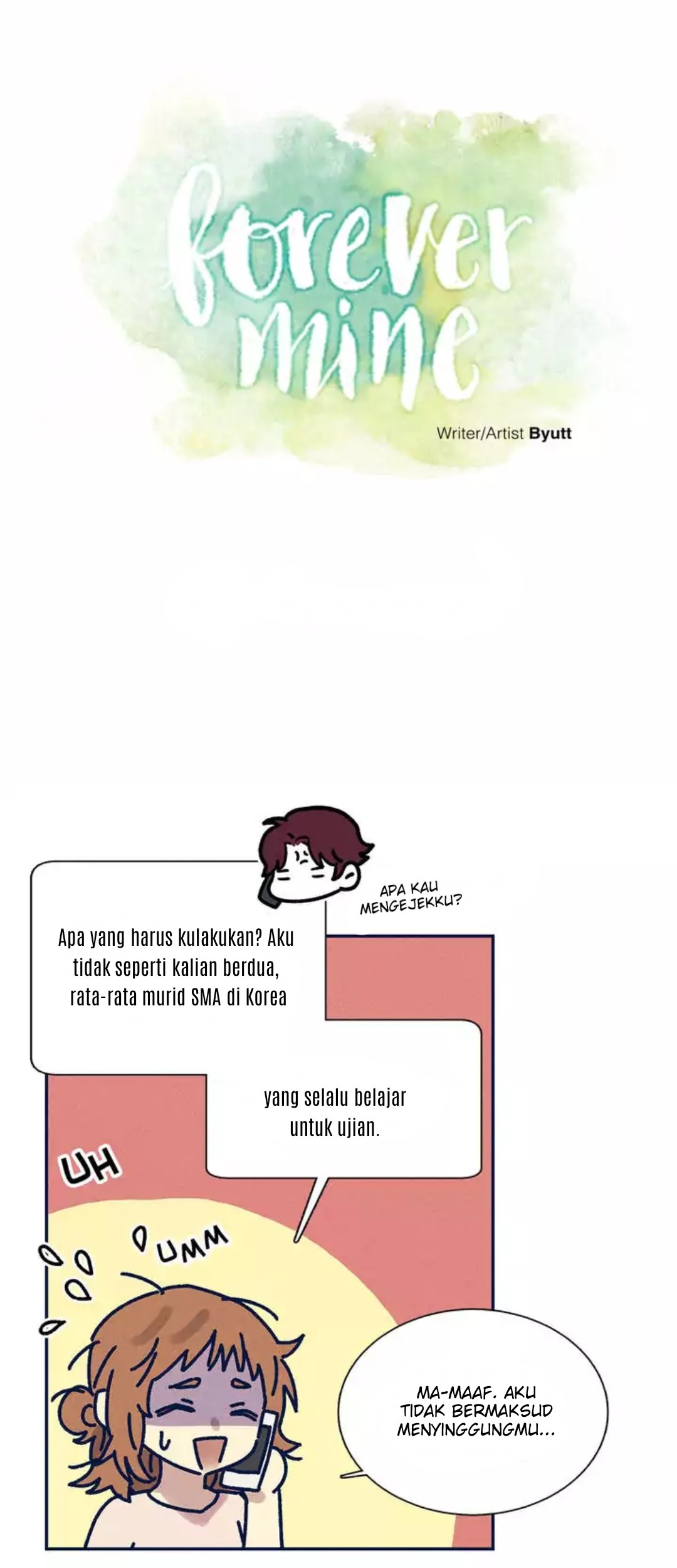 Forever Mine Bab 27 halaman 22