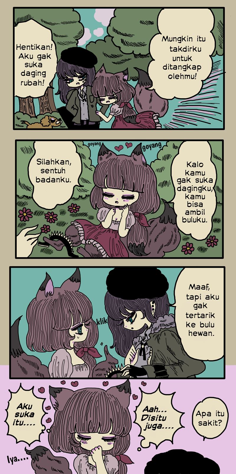 Fox and Hunter Yuri chapter 00.1 halaman 3